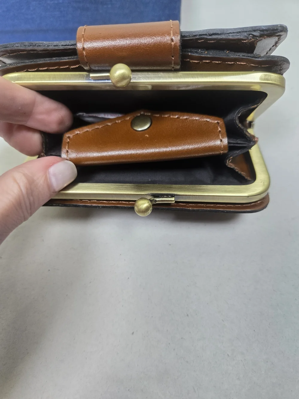 Patricia Nash Floral Leather Wallet in Brown $119 Msrp